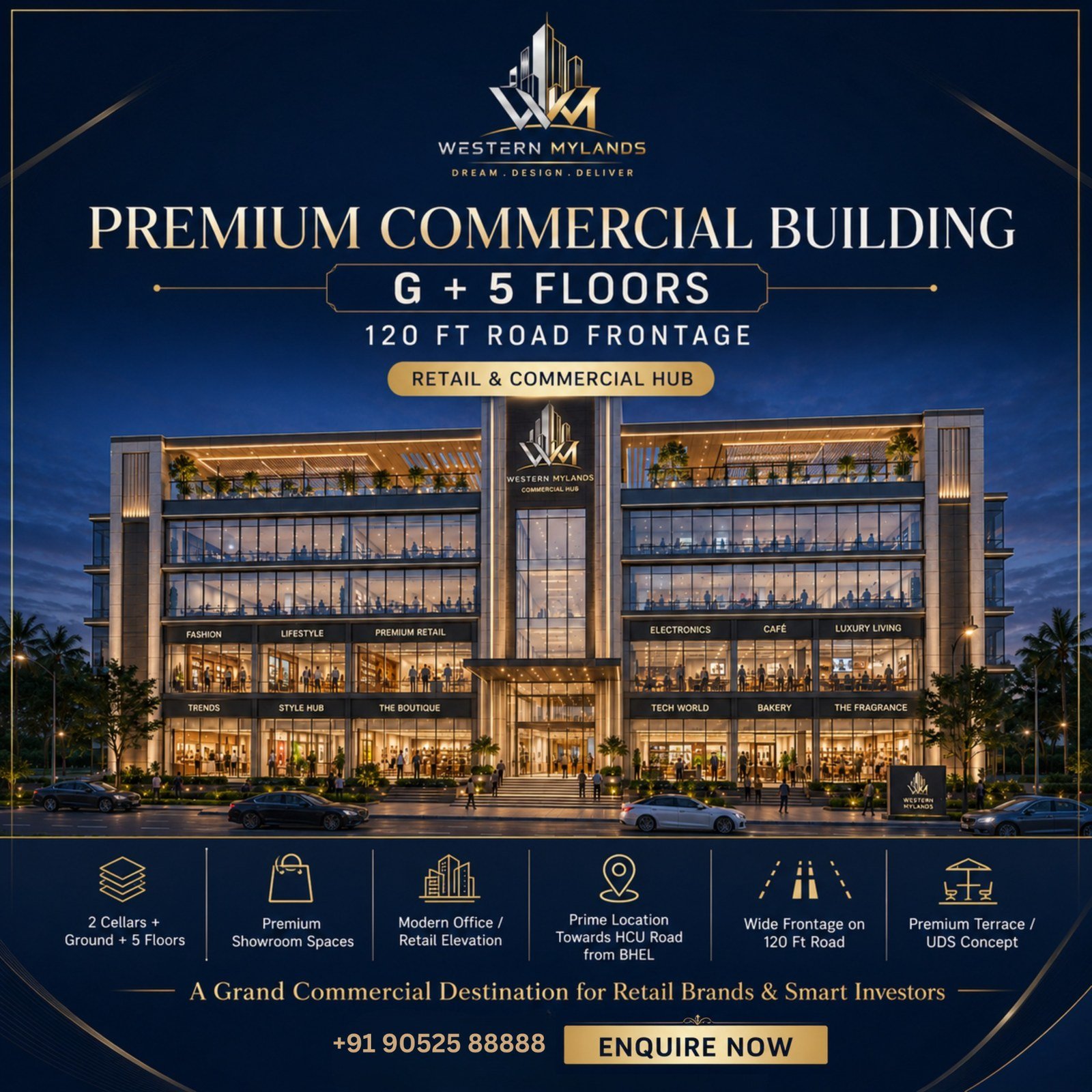 Western Mylands premium commercial building